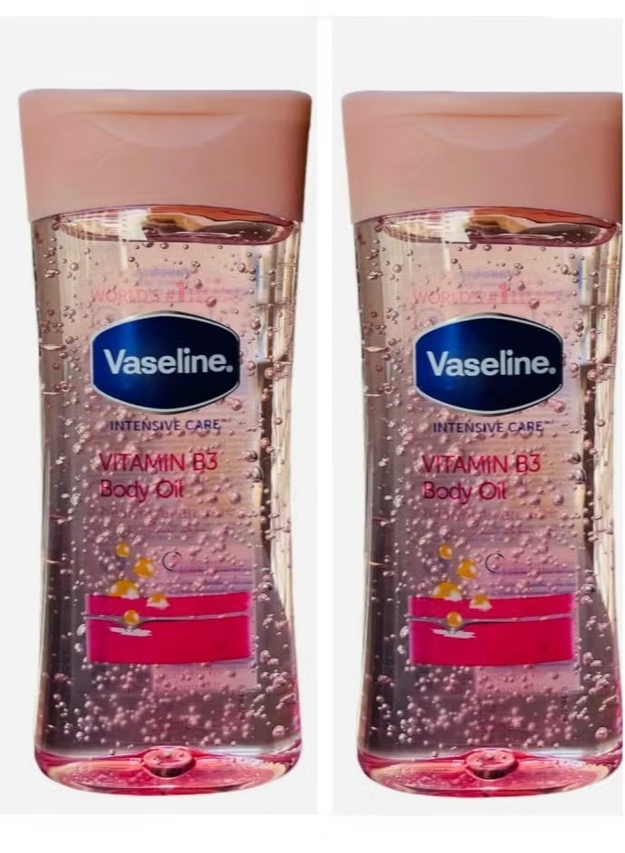 Vaseline Intensive Care Vitamin B3 Body Oil 200 ml (Pack of 2) - Image 5